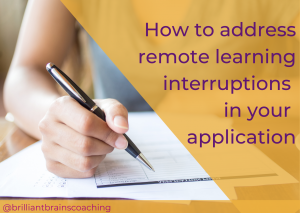 remote learning interruptions