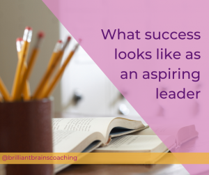 success as aspiring leader