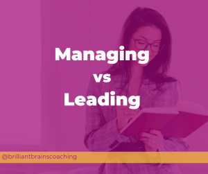 Managing vs Leading in education